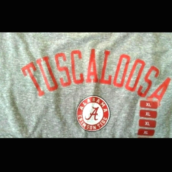 Crimson Tide Alabama T-shirt  Grey - Size (XL) - Picture 2 of 8